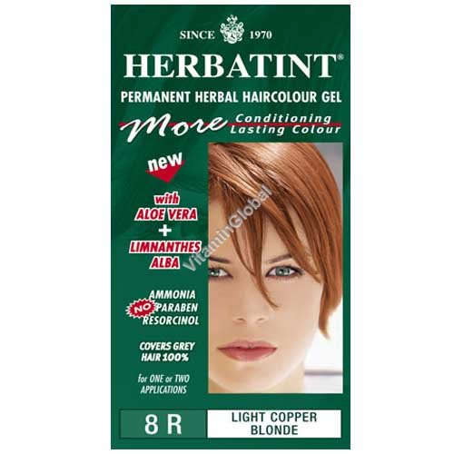 Permanent Herbal Haircolor Gel Light Copper Blonde R Herbatint