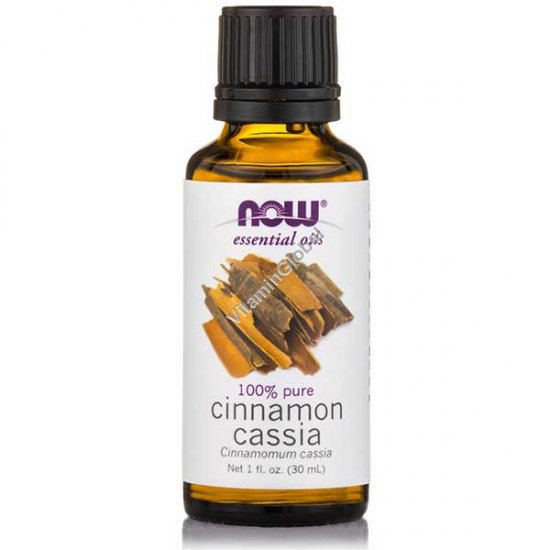 Cinnamon Cassia Oil 30ml (1 fl oz) - Now Essential Oils