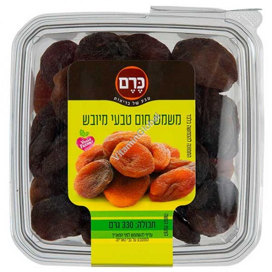 Kosher Badatz Naturally Dried Brown Apricots 330g (11.64 oz) - Kerem