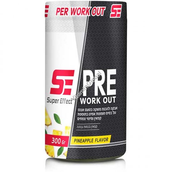 Kosher Preworkout, Pineapple Flavor 300g - Super Effect