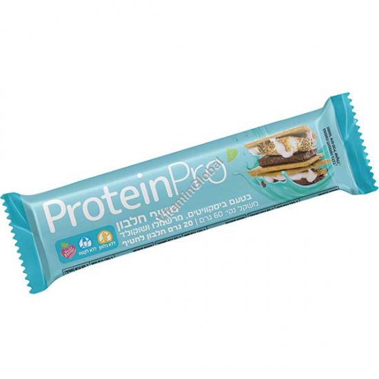 ProteinPro - Protein Bar S\'mores, Marshmallow & Chocolate Flavor 60g - Nature\'s Pro