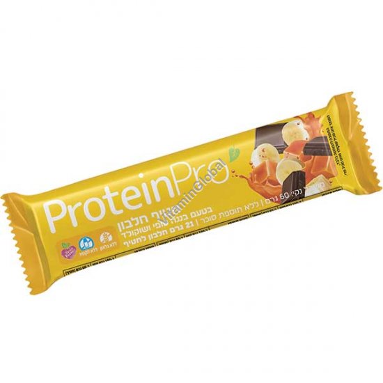 ProteinPro - Protein Bar Banana Toffee & Chocolate Flavor 60g - Nature\'s Pro