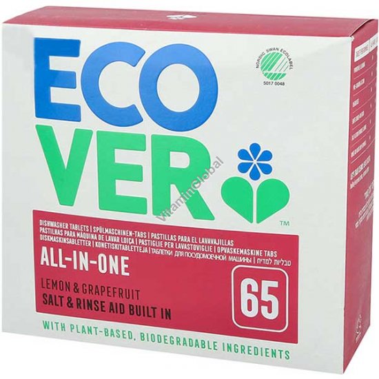 All-In-One Dishwasher Tablets 65 tablets - Ecover