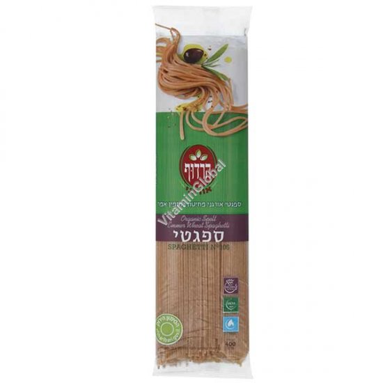 Organic Spelt Emmer Wheat Spaghetti 400g (14.10 oz) - Harduf