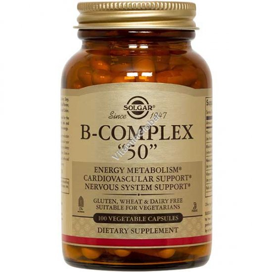 B-50 Complex 100 Vegetable Capsules - Solgar